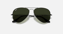 טען תמונה לגלריה, משקפי שמש Ray-Ban Aviator RB3025 Gunmetal G-15 W0879 – 4