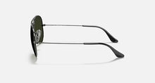 טען תמונה לגלריה, משקפי שמש Ray-Ban Aviator RB3025 Gunmetal G-15 W0879 – 6