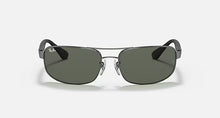 טען תמונה לגלריה, משקפי שמש Ray-Ban RB3445 Gunmetal G-15 004 61/64 – 4