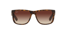 טען תמונה לגלריה, משקפי שמש Ray-Ban Justin RB4165 – הוואנה בהיר בגימור גומי / עדשות חום מדורג (710/13)