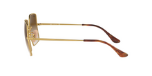 טען תמונה לגלריה, משקפי שמש Ray-Ban Square 1971 Classic RB1971 – זהב Arista מבריק / עדשות חום בהיר מדורג (9147/51)
