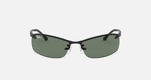 טען תמונה לגלריה, משקפי שמש Ray-Ban RB3183 – שחור מט / עדשות G-15 ירוקות (006/71)
