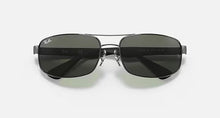טען תמונה לגלריה, משקפי שמש Ray-Ban RB3445 Gunmetal G-15 004 61/64 – 3
