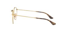 טען תמונה לגלריה, משקפי ראייה Ray-Ban Round Metal Optics RX3447V – זהב Arista מבריק (2500)
