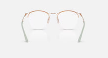 טען תמונה לגלריה, משקפי ראייה Ray-Ban RX7553 – זהב ורוד מט, עגולה (3217)
