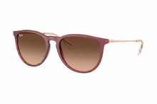 טען תמונה לגלריה, משקפי שמש Ray-Ban Erika RB4171 – סגול מט / עדשות ורודות (6815/A5)
