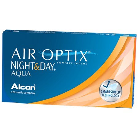 AIR OPTIX NIGHT & DAY AQUA (6 pck) - עדשות מגע חודשיות - אופטיקניון