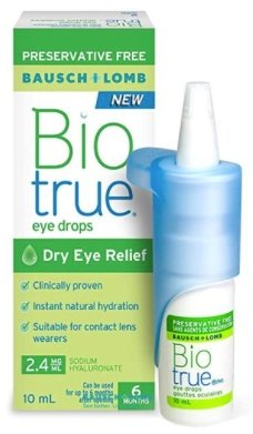 Biotrue EyE drops Baush and lomb - ביו טרו - אופטיקניון