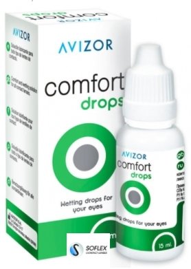 טיפות הרטבה - avizor comfort drops Soflex - אופטיקניון