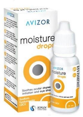 טיפות הרטבה - avizor moisture drops Soflex - אופטיקניון