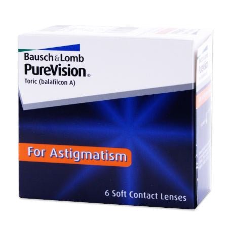 PureVision Toric For Astigmatism - עדשות מגע חודשיות עם צלינדר - אופטיקניון